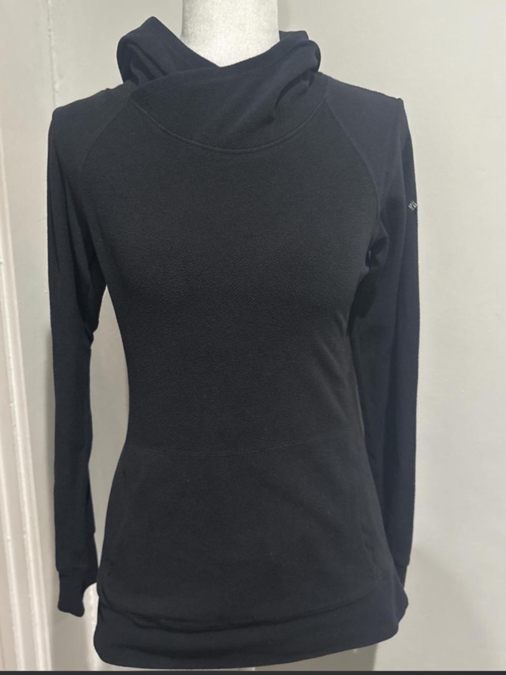 Columbia Black Fleece Jacket with White Logo